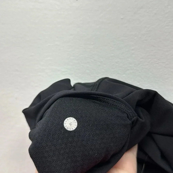 Lululemon Wunder Under Hi-Rise Tight Leggings Cut Out Mesh 28" Black Size 4 - Picture 8 of 11